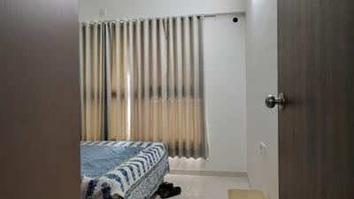 Bedroom Image of 1517 Sq.ft 3 BHK Apartment / Flat for rent in Shantigram Ahmedabad for Rs. 40000