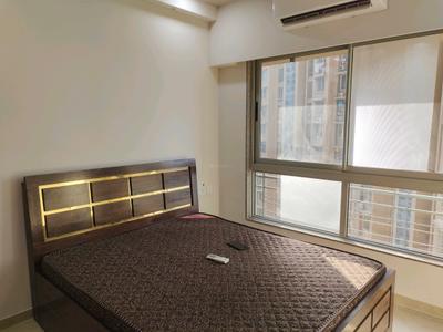 Bedroom Image of 700 Sq.ft 1 BHK Apartment / Flat for rent in Gurukrupa Marina Enclave Wings Q And R With Kindergarten Phase IV, Malad West Mumbai for Rs. 52000