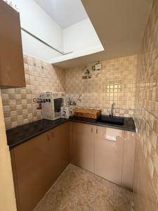 Kitchen Image of 500 Sq.ft 1 BHK Builder Floor for rent in Mahadevapura Bengaluru for Rs. 25000