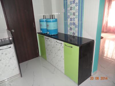 Kitchen Image of 1000 Sq.ft 2 BHK Apartment / Flat for sale in Sama Savli Vadodara for Rs. 4300000