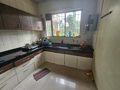Kitchen Image of 1000 Sq.ft 2 BHK Apartment / Flat for rent in Amba Vatika Suyog Paradise, Kondhwa Pune for Rs. 32000