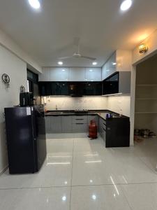 Kitchen Image of 1820 Sq.ft 3 BHK Apartment / Flat for rent in Forever Atmosphere, Undera Vadodara for Rs. 45000