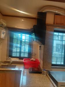Kitchen Image of 429 Sq.ft 1 BHK Apartment / Flat for rent in Hiland Woods, New Town Kolkata for Rs. 19000