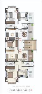 Image of 1035 Sq.ft 2 BHK Apartment / Flat for sale in Bhagur Rural, Nashik for Rs. 3150000