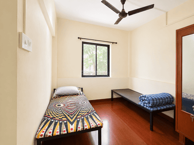 Bedroom Image of 500 Sq.ft 1 BHK Studio for rent in Karve Nagar Pune for Rs. 25000
