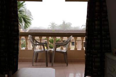 Balcony Image of 484 Sq.ft 1 BHK Apartment / Flat for sale in Candolim Goa for Rs. 5500000