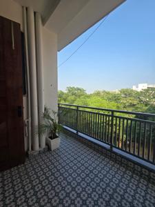 Balcony Image of 650 Sq.ft 1 BHK Builder Floor for rent in Sector 52A Gurgaon for Rs. 43000