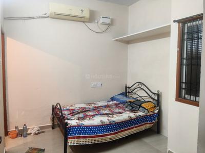 Bedroom Image of 600 Sq.ft 1 BHK Independent House for rent in Aminjikarai Chennai for Rs. 25000