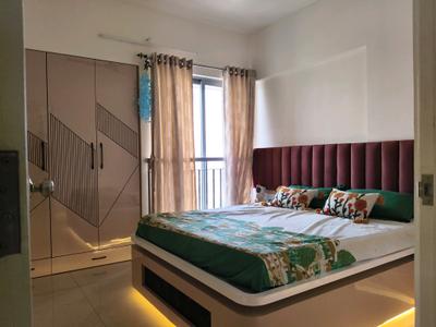 Bedroom Image of 806 Sq.ft 2 BHK Apartment / Flat for rent in Mahindra Happinest Tathawade, Tathawade Pune for Rs. 35000