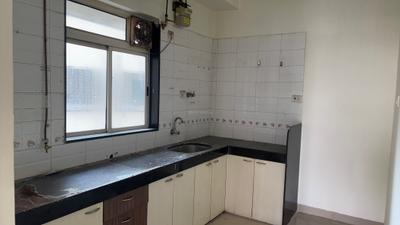 Kitchen Image of 950 Sq.ft 2 BHK Apartment / Flat for rent in Vraj Green Valley, Thane West Thane for Rs. 40000