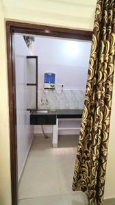 Kitchen Image of 550 Sq.ft 1 BHK Apartment / Flat for rent in Malviya Nagar Jaipur for Rs. 16500