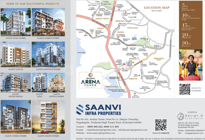 Image of 2025 Sq.ft 3 BHK Apartment / Flat for sale in Peeramcheru, Hyderabad for Rs. 14000000