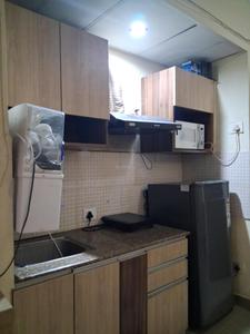 Kitchen Image of 454 Sq.ft 1 RK Apartment / Flat for rent in Supertech Eco Suites, Sector 137 Noida for Rs. 20000