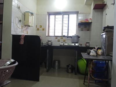 Kitchen Image of 665 Sq.ft 1 BHK Apartment / Flat for rent in The Pearl Apartment, Kharadi Pune for Rs. 20000