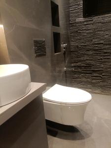 Common Bathroom Image of 1010 Sq.ft 2 BHK Apartment / Flat for sale in Mahaavir Exotique Phase II, Taloja Navi Mumbai for Rs. 7000000