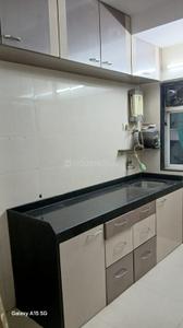 Kitchen Image of 653 Sq.ft 1 BHK Apartment / Flat for rent in Kanakia Sevens, Andheri East Mumbai for Rs. 55000