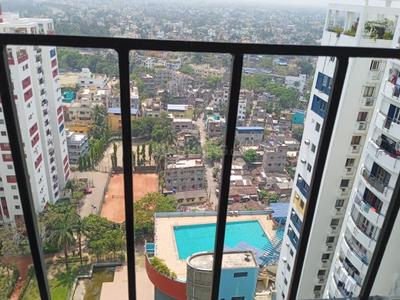 Balcony Image of 1264 Sq.ft 3 BHK Apartment / Flat for rent in Hiland Park, Santoshpur Kolkata for Rs. 42000