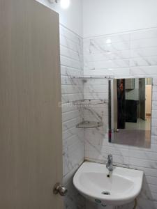 Bathroom Image of 1200 Sq.ft 3 BHK Apartment / Flat for sale in Ms Agrawal Sagar Golden Palm, Bagli Village Bhopal for Rs. 3500000