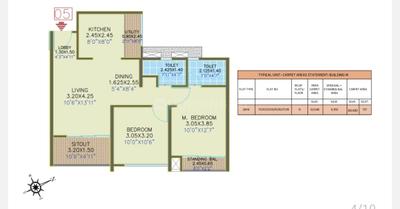 Image of 995 Sq.ft 2 BHK Apartment / Flat for sale in Esvee F Signature By Aishwaryam, Punawale, Pune for Rs. 8500000