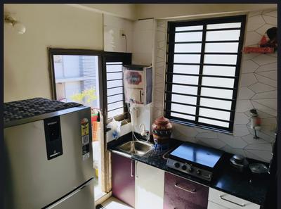 Kitchen Image of 981 Sq.ft 2 BHK Apartment / Flat for sale in Vastral Ahmedabad for Rs. 3000000