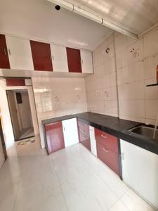 Kitchen Image of 750 Sq.ft 1 BHK Apartment / Flat for rent in Vrindavan Garden, Kalyan West Kalyan for Rs. 14001