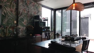 Kitchen Image of 700 Sq.ft 1 BHK Apartment / Flat for rent in Koregaon Park Pune for Rs. 50000