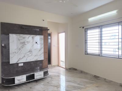 Living Room Image of 550 Sq.ft 1 BHK Apartment / Flat for rent in Singasandra Bengaluru for Rs. 22000