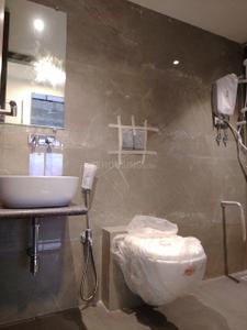 Bathroom Image of 690 Sq.ft 2 BHK Apartment / Flat for sale in Srishti Samarth, Bhandup West Mumbai for Rs. 14500000