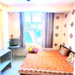 Bedroom Image of 420 Sq.ft 1 RK Studio for rent in Ghat Ki Guni Jaipur for Rs. 9600