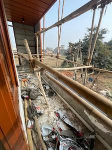 Balcony Image of 480 Sq.ft 1 BHK Builder Floor for sale in Indraprashtha Yojna Ghaziabad for Rs. 1800000