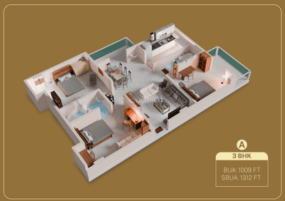 Image of 865 Sq.ft 2 BHK Apartment / Flat for sale in Hatigaon, Guwahati for Rs. 4325000