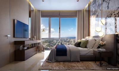 Bedroom Image of 1081 Sq.ft 3 BHK Apartment / Flat for rent in Piramal Aranya, Byculla Mumbai for Rs. 200000