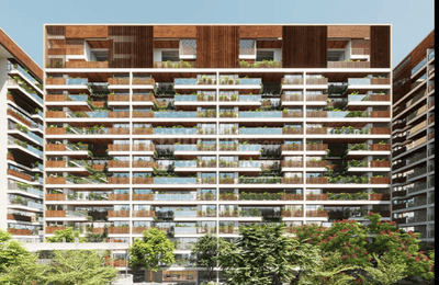 Image of 1437 Sq.ft 3 BHK Apartment / Flat for sale in Dharti The Nest, Vaishno Devi Circle, Ahmedabad for Rs. 12878000