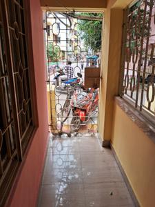 Balcony Image of 740 Sq.ft 2 BHK Apartment / Flat for sale in Baguiati Kolkata for Rs. 3100000