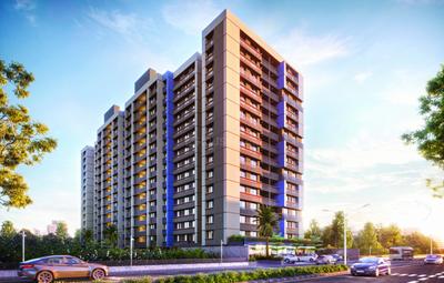 Image of 1000 Sq.ft 3 BHK Apartment / Flat for sale in The Evans, Tragad, Ahmedabad for Rs. 7753000