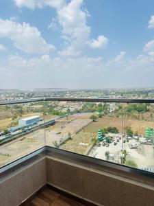 Balcony Image of 600 Sq.ft 1 BHK Apartment / Flat for rent in KUL VTP Cygnus Nation R1, Manjari Khurd Pune for Rs. 29000