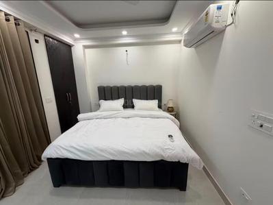 Bedroom Image of 550 Sq.ft 1 BHK Independent House for rent in Chhattarpur New Delhi for Rs. 21600
