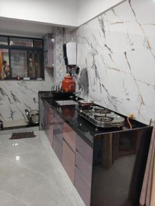 Kitchen Image of 1100 Sq.ft 2 BHK Apartment / Flat for rent in Roongta Grandezza Apartment, Govind Nagar Nashik for Rs. 20000