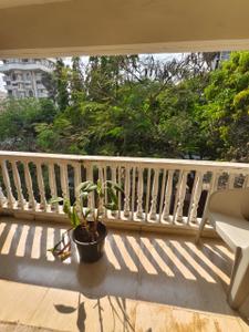 Balcony Image of 700 Sq.ft 1 BHK Apartment / Flat for rent in Bandstand Apartment, Bandra West Mumbai for Rs. 135000