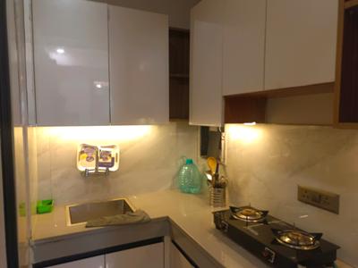 Kitchen Image of 550 Sq.ft 1 BHK Apartment / Flat for rent in Sector 24 Gurgaon for Rs. 38000