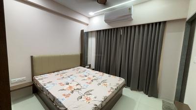 Bedroom Image of 1500 Sq.ft 3 BHK Apartment / Flat for rent in Adani Amogha, Shantigram Ahmedabad for Rs. 45000