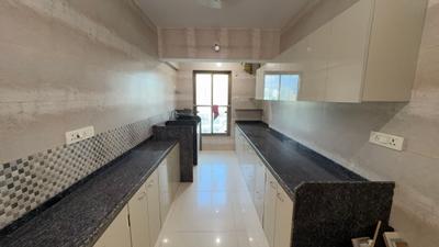 Kitchen Image of 1350 Sq.ft 3 BHK Apartment / Flat for rent in Sun Asmita Sand Dunes, Malad West Mumbai for Rs. 90000