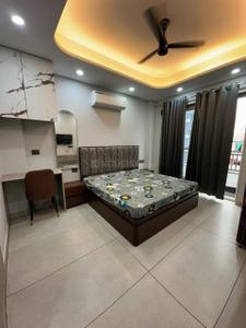 Bedroom Image of 500 Sq.ft 1 RK Builder Floor for rent in Sector 15 Gurgaon for Rs. 23000
