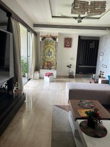 Living Room Image of 2600 Sq.ft 4 BHK Apartment / Flat for sale in Goyal Riviera Blues, Prahlad Nagar Ahmedabad for Rs. 27500000