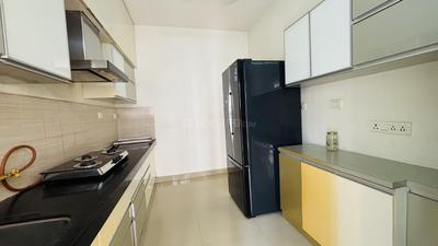 Kitchen Image of 980 Sq.ft 2 BHK Apartment / Flat for rent in Jagatpur Ahmedabad for Rs. 29000