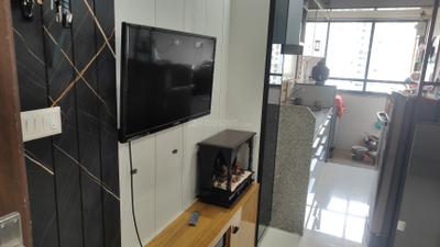 Living Room Image of 800 Sq.ft 1 BHK Apartment / Flat for sale in Sun Rising Homes, Gota Ahmedabad for Rs. 4000000