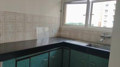 Kitchen Image of 2200 Sq.ft 3 BHK Apartment / Flat for rent in Unitech Uniworld City, New Town Kolkata for Rs. 46000