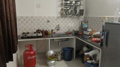 Kitchen Image of 750 Sq.ft 1 BHK Apartment / Flat for rent in Surathkal Mangalore for Rs. 20000
