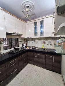 Kitchen Image of 750 Sq.ft 2 BHK Builder Floor for rent in Preet Vihar New Delhi for Rs. 15000