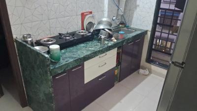 Kitchen Image of 715 Sq.ft 1 BHK Apartment / Flat for sale in Rabale Navi Mumbai for Rs. 3300000